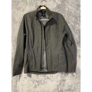 Aether Apparel Women's Coat Jacket size 1 Small Gray Technical Fabric Waterproof